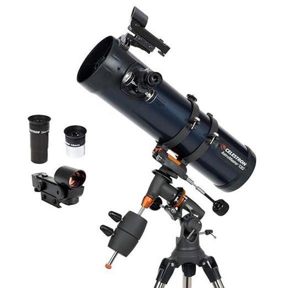 Celestron AstroMaster 114EQ Newtonian Telescope with Accessories
