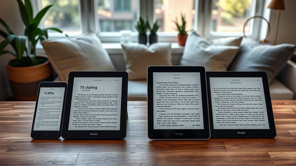 choosing large screen e readers