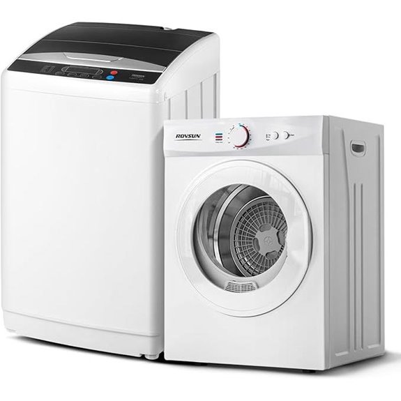 ROVSUN 25LBS Washer Dryer Combo for Home