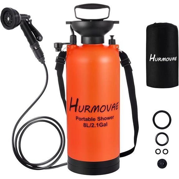 Portable 8L Shower with Multiple Spray Modes