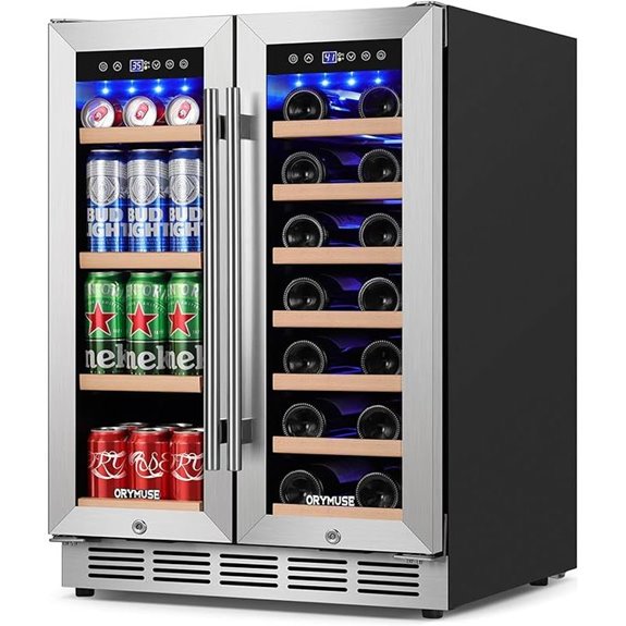 24-Inch Dual Zone Wine & Beverage Refrigerator