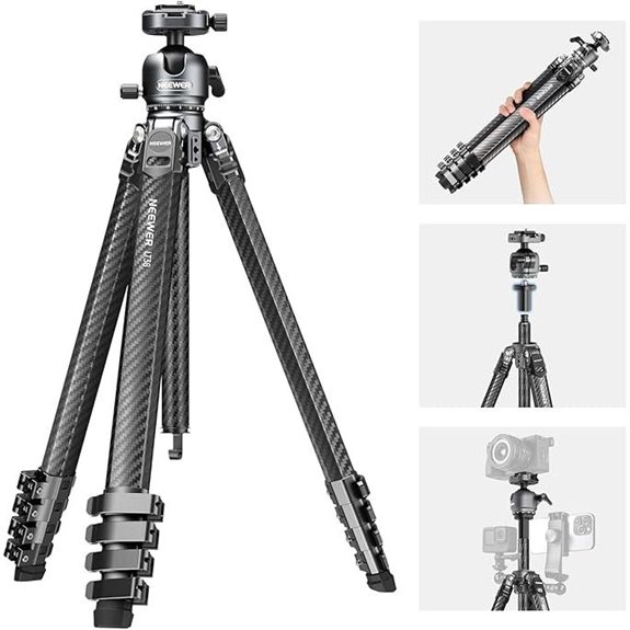 NEEWER LITETRIP LT38 Travel Tripod with Ball Head