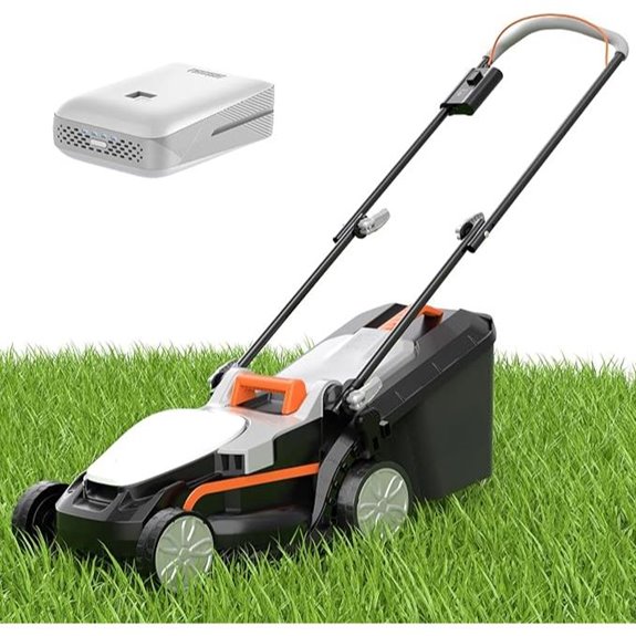 Litheli Cordless Electric Lawn Mower with 13.2 Cut