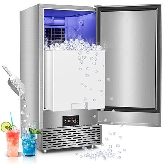 Under Counter Commercial Ice Maker 120Lbs/24H