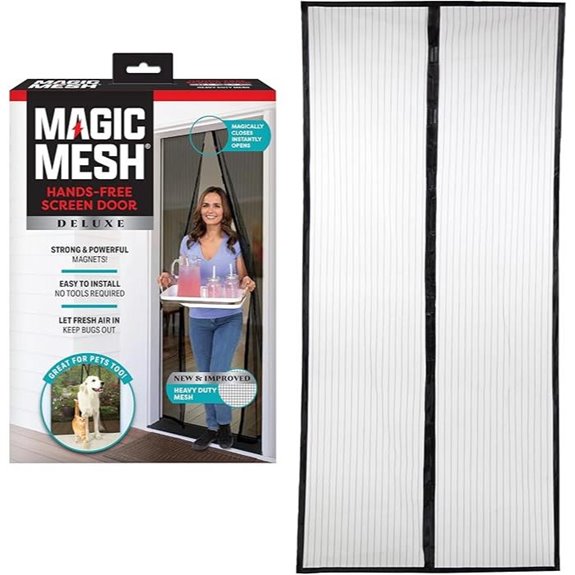 Magic Mesh Deluxe Magnetic Screen Door (39 x 83)