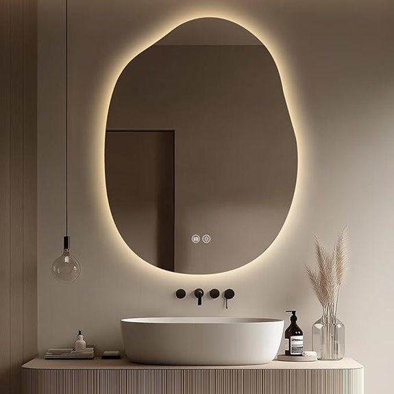 LED Bathroom Mirror with Lights Dimmable & Anti-Fog