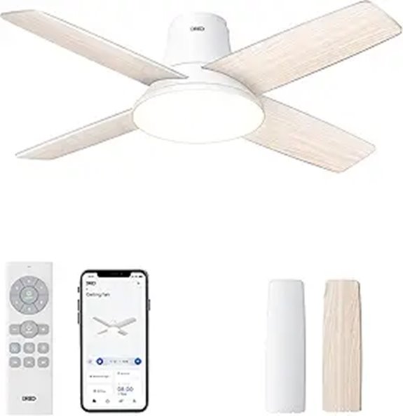 Dreo Ceiling Fan with Lights Remote 44