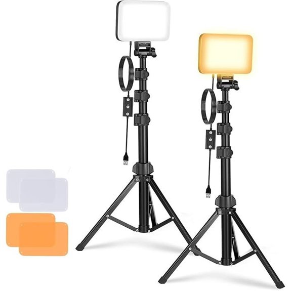 NEEWER 2-Pack Bi-Color LED Video Light Kit