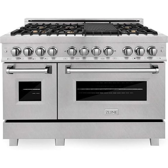 ZLINE 48 Dual Fuel Range with 6 Burners
