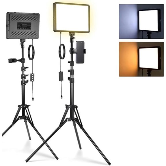 NEEWER 2-Pc LED Video Light Panel Kit