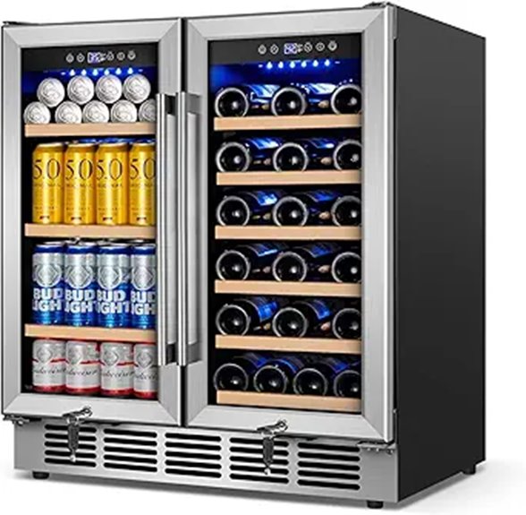 30 Dual Zone Wine & Beverage Refrigerator