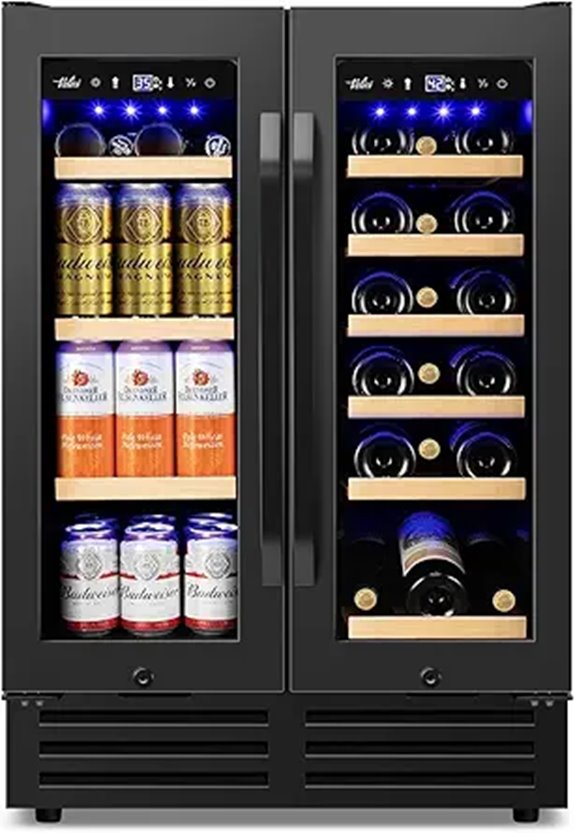 24 Dual Zone Wine & Beverage Refrigerator