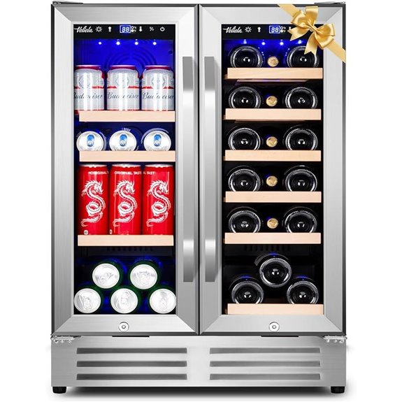 Wine & Beverage Refrigerator Dual Zone Cooler