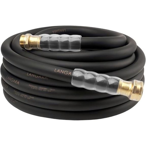 Heavy Duty 50ft Garden Hose with Brass Fittings