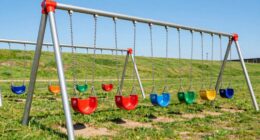 durable heavy duty swing sets