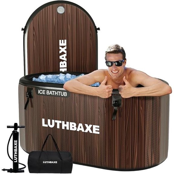 Inflatable Cold Plunge Ice Bath with Durable Layers