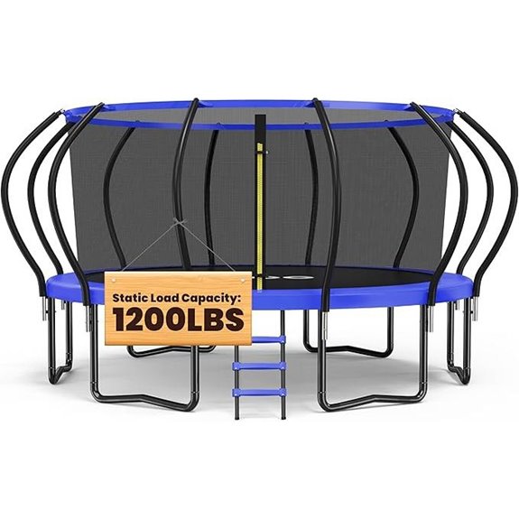 ORCC Heavy-Duty Outdoor Trampoline for Kids & Adults