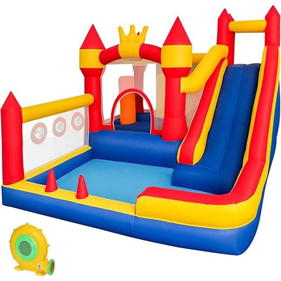 Liaakrr 8-in-1 Kids Bounce House with Accessories