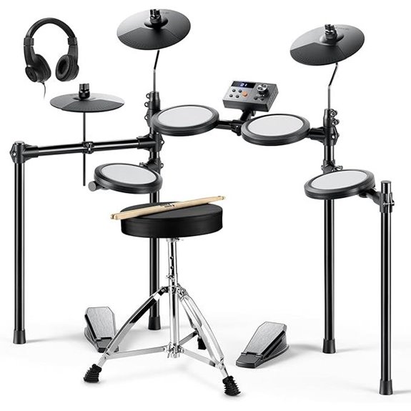 Donner Electric Drum Set with 150 Sounds and Accessories