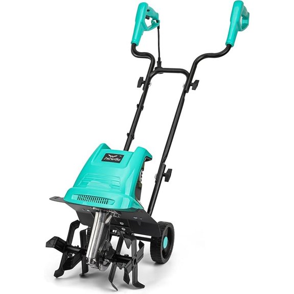 Electric Garden Tiller 12-Inch 8-Inch Cultivator 10.5 Amp