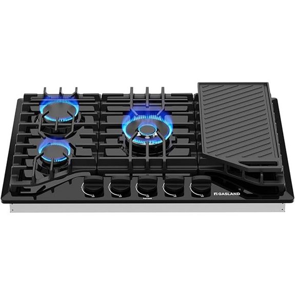 GASLAND 30 Gas Cooktop with Griddle 5 Burners