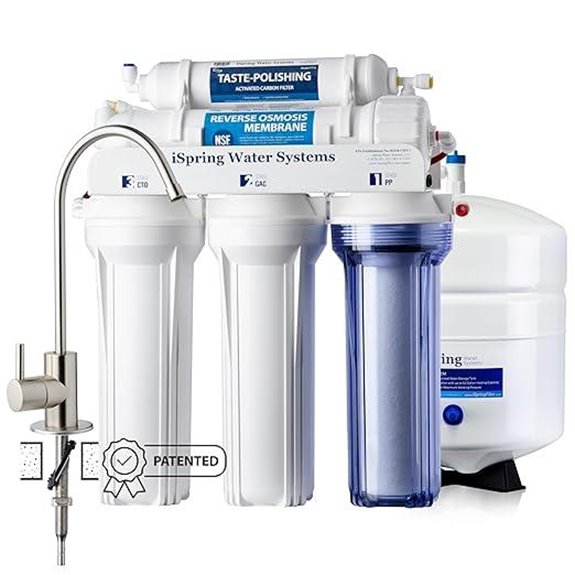 iSpring NSF 5-Stage Reverse Osmosis Water Filter System