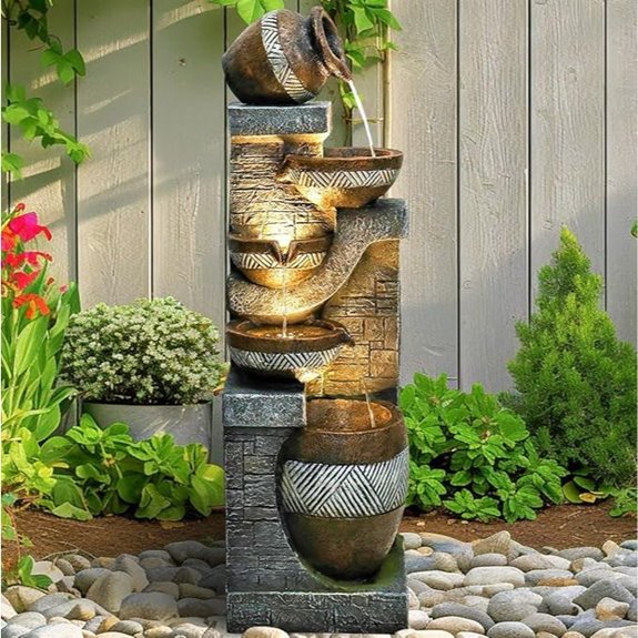 SunJet 5-Tier Indoor/Outdoor Water Fountain