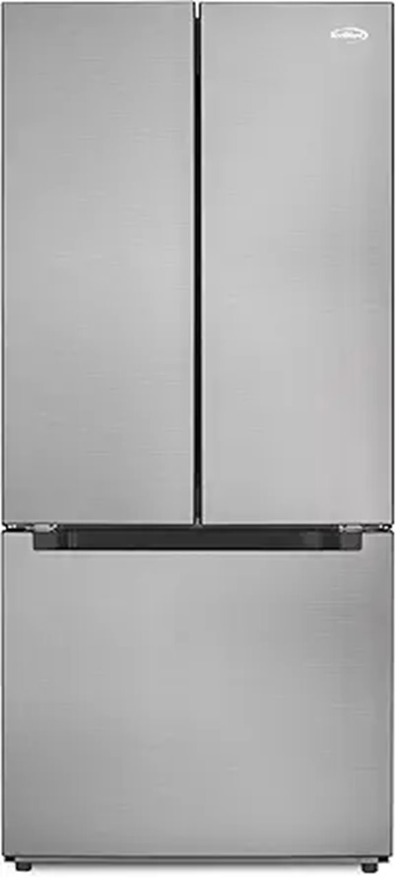 KoolMore French Door Refrigerator with Deep Freezer