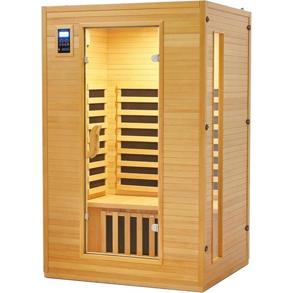 Garvee 2024 2-Person Infrared Sauna with MP3