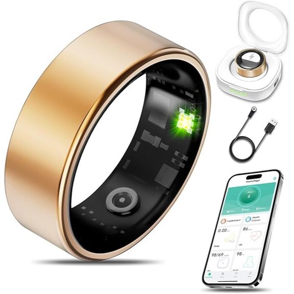 Smart Health Ring with Heart Rate & Sleep Monitoring