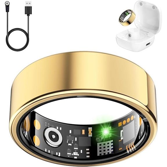 Smart Health Ring with Heart Rate & Sleep Tracking