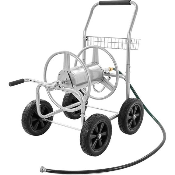 VEVOR Hose Reel Cart with 250ft Capacity