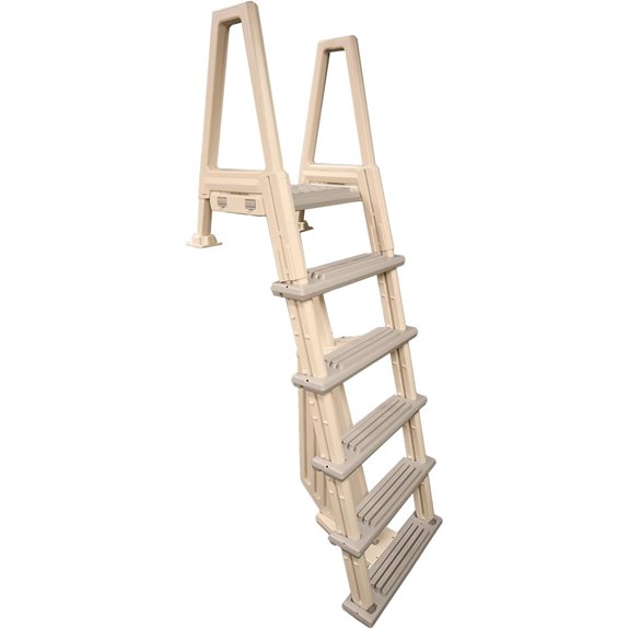 Confer Heavy Duty Above Ground Pool Ladder Adjustable