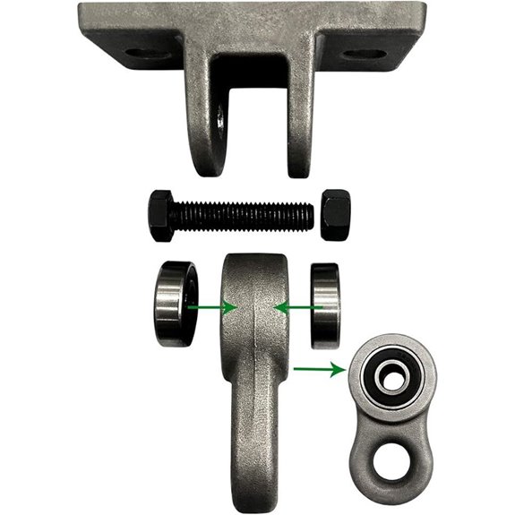 Heavy Duty Metal Swing Hangers with Screws (2 Pack)