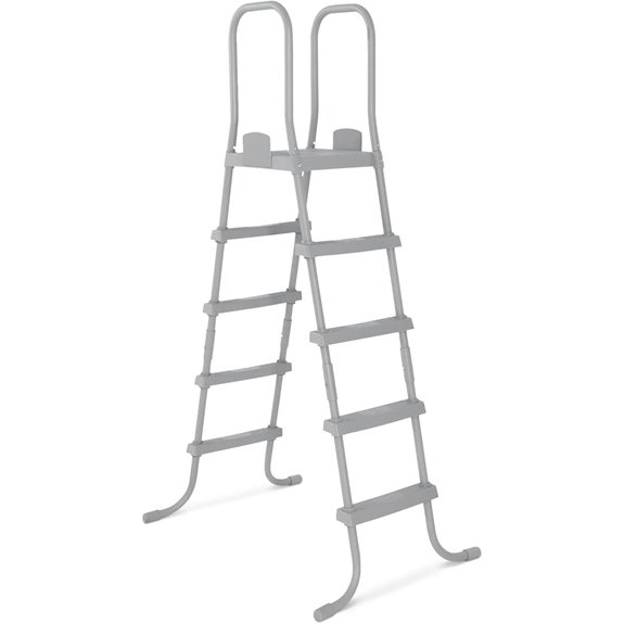 Bestway 52-Inch Metal Above Ground Pool Ladder