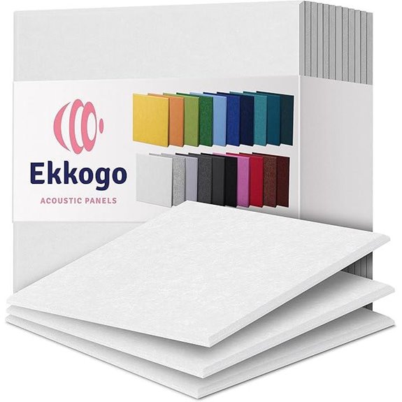 Acoustic Wall Panels 12-Pack Soundproof High Density