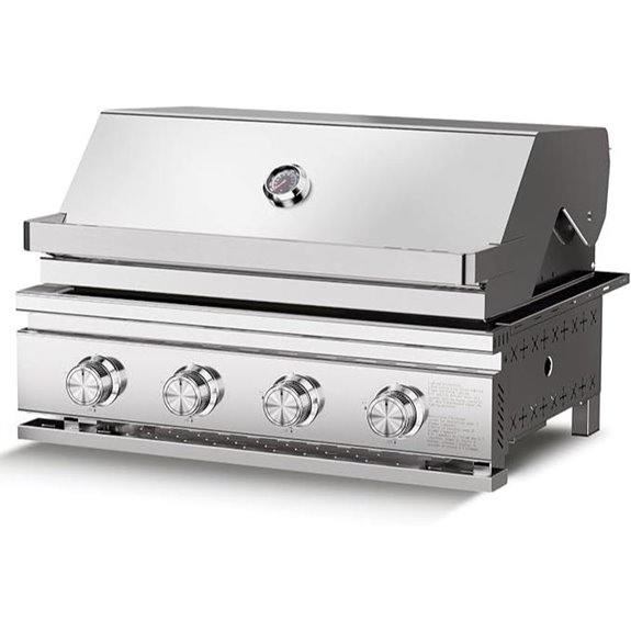 Premium 4-Burner Stainless Steel Gas Grill