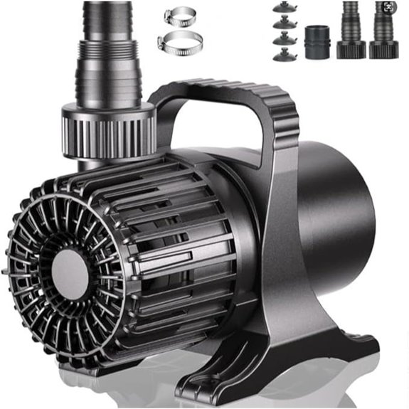 WaterRebirth 1700GPH Submersible Pond Pump