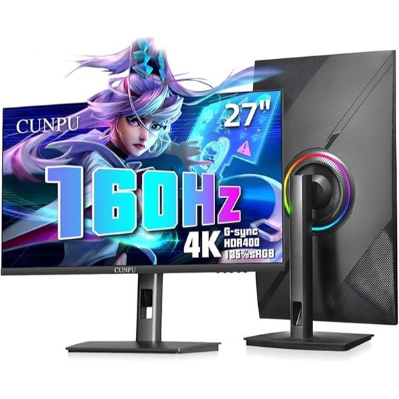 27 4K 144Hz Gaming Monitor with HDR and Adaptive Sync