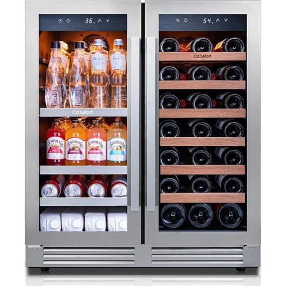 Ca'Lefort 30 Wine & Beverage Refrigerator 80 Can/33 Bottle