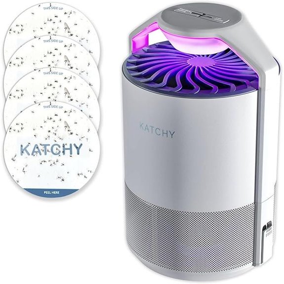 Katchy Indoor Fly Trap with UV Light and Fan