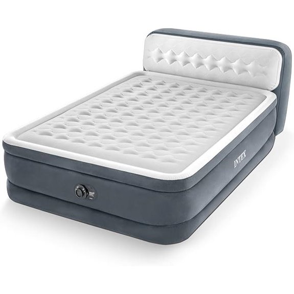 Intex Dura-Beam Deluxe Queen Air Mattress with Pump