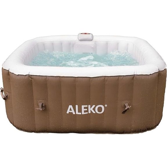 ALEKO Inflatable Hot Tub Spa with Bubble Jets
