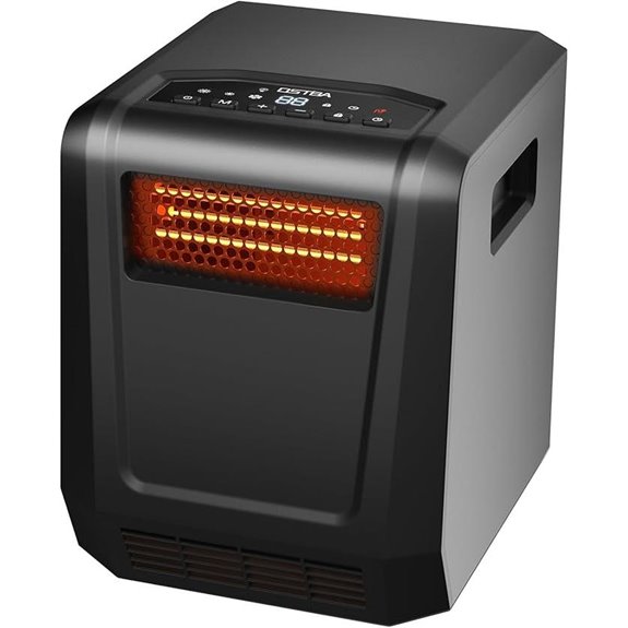 OSTBA Infrared Cabinet Heater with Thermostat and Remote
