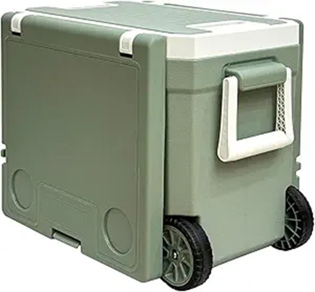 JUST-V 34-127 Quart Insulated Portable Cooler with Wheels