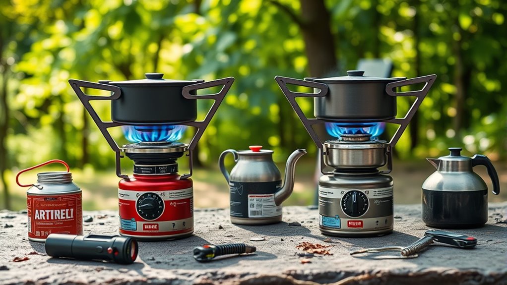 key camping stove features