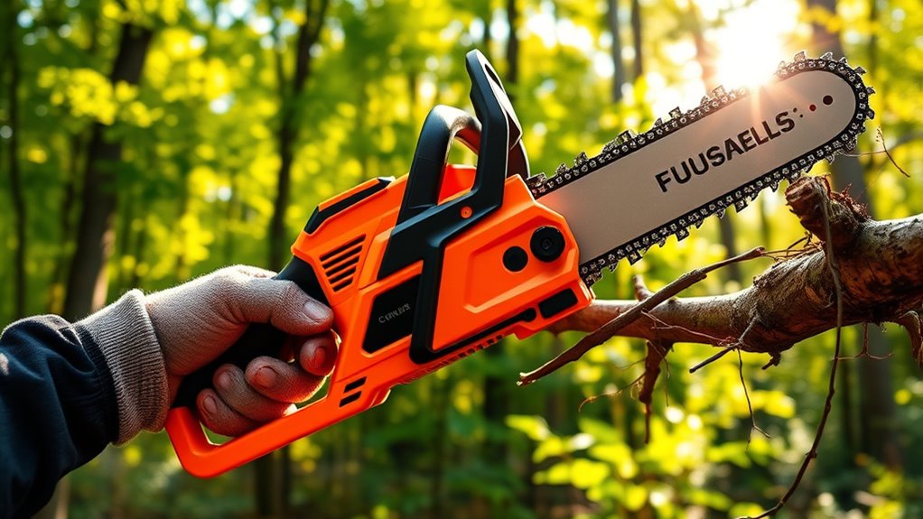 key cordless chainsaw features