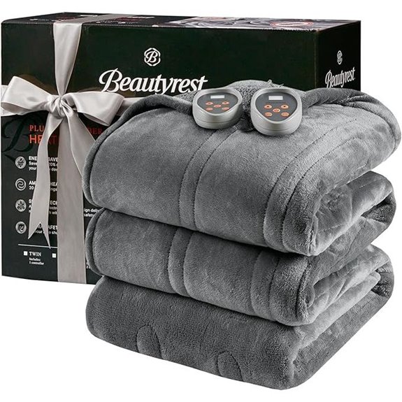 Beautyrest Heated Blanket with 20 Heat Settings King