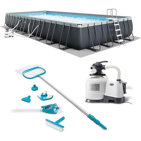 INTEX 32ft x 16ft Above Ground Pool Set