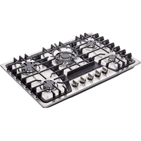 30-inch Dual Fuel Gas Cooktop with 5 Burners